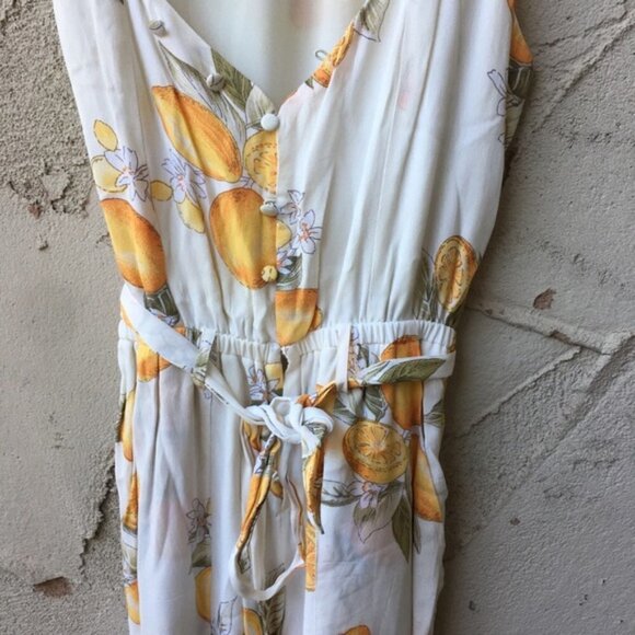 RARE For Love and Lemons Limonada Onesie Jumpsuit Size S - Picture 8 of 11